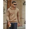 imageCOOFANDY Mens Hoodies Pullover Fleece Lined Hoodie Casual Long Sleeve Drawstring Hooded Sweatshirts with Kanga PocketCamel