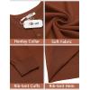 imageCOOFANDY Mens Knit Henley TShirts Dress Long Sleeve Sweater Casual Collarless Quarter Button PulloverCaramel