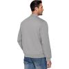 imageCOOFANDY Mens Lightweight Bomber Jacket Casual Stylish Fall Jackets Full Zip Knit Jackets Varsity Textured CoatLight Grey