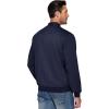 imageCOOFANDY Mens Lightweight Bomber Jacket Casual Stylish Fall Jackets Full Zip Knit Jackets Varsity Textured CoatNavy