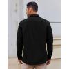 imageCOOFANDY Mens Lightweight Button Down Shirt Jacket Casual Shacket OvershirtBlack