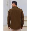 imageCOOFANDY Mens Lightweight Button Down Shirt Jacket Casual Shacket OvershirtBrown