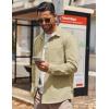 imageCOOFANDY Mens Lightweight Button Down Shirt Jacket Casual Shacket OvershirtLight Khaki