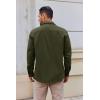 imageCOOFANDY Mens Lightweight Button Down Shirt Jacket Casual Shacket OvershirtOlive Green