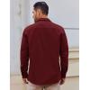 imageCOOFANDY Mens Lightweight Button Down Shirt Jacket Casual Shacket OvershirtWine Red