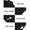imageCOOFANDY Mens Lightweight Fleece Vest Sleeveless Zip Up Warm Jacket Casual Outerwear Vests With PocketsBlack