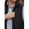 imageCOOFANDY Mens Lightweight Fleece Vest Sleeveless Zip Up Warm Jacket Casual Outerwear Vests With PocketsBlack