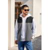 imageCOOFANDY Mens Lightweight Fleece Vest Sleeveless Zip Up Warm Jacket Casual Outerwear Vests With PocketsBlackDeep Grey