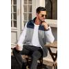 imageCOOFANDY Mens Lightweight Fleece Vest Sleeveless Zip Up Warm Jacket Casual Outerwear Vests With PocketsNavyGrey