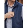 imageCOOFANDY Mens Lightweight Fleece Vest Sleeveless Zip Up Warm Jacket Casual Outerwear Vests With PocketsOcean Blue