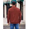 imageCOOFANDY Mens Lightweight Jackets Casual Windbreaker Zip Up Coat Stand Collar Golf Jacket Stylish Fall Work BusinessWine Red