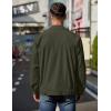 imageCOOFANDY Mens Lightweight Zip Up Jacket Eisenhower Work Office Jackets Casual Golf OutwearDark Army Green