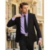 imageCOOFANDY Mens Long Sleeve Button Down Shirts Casual Untucked Shirts for Men Dress Shirts Wedding ShirtsLavender