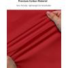 imageCOOFANDY Mens Long Sleeve Dress Shirt Plaid Collar Casual Button Down ShirtsRed