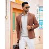 imageCOOFANDY Mens Long Sleeve Polo Knit Polo Sweater Collared Pullover Casual Golf Polo SweaterWhite