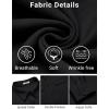 imageCOOFANDY Mens Long Sleeve Shirts Casual Button Down Shirt Wrinkle Free Dress Shirt with PocketBlack