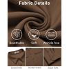 imageCOOFANDY Mens Long Sleeve Shirts Casual Button Down Shirt Wrinkle Free Dress Shirt with PocketBrown