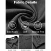 imageCOOFANDY Mens Long Sleeve Shirts Casual Button Down Shirt Wrinkle Free Dress Shirt with PocketDark Grey