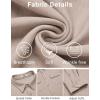 imageCOOFANDY Mens Long Sleeve Shirts Casual Button Down Shirt Wrinkle Free Dress Shirt with PocketKhaki