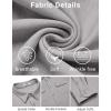 imageCOOFANDY Mens Long Sleeve Shirts Casual Button Down Shirt Wrinkle Free Dress Shirt with PocketLight Grey