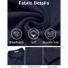 imageCOOFANDY Mens Long Sleeve Shirts Casual Button Down Shirt Wrinkle Free Dress Shirt with PocketNavy Blue