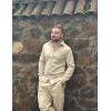 imageCOOFANDY Mens Long Sleeve Wrinkle Free Shirts Casual Button Down Shirts Untucked Dress ShirtKhaki