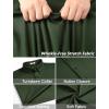 imageCOOFANDY Mens Long Sleeve Wrinkle Free Shirts Stretch Dress Shirts Regular Fit Button Down ShirtDark Green