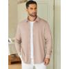 imageCOOFANDY Mens Long Sleeve Wrinkle Free Shirts Stretch Dress Shirts Regular Fit Button Down ShirtKhaki