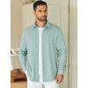 imageCOOFANDY Mens Long Sleeve Wrinkle Free Shirts Stretch Dress Shirts Regular Fit Button Down ShirtLight Blue
