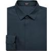 imageCOOFANDY Mens Muscle Fit Dress Shirts Wrinkle Free Long Sleeve Button Down Shirt Stretch Business ShirtDark Blue