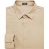 imageCOOFANDY Mens Muscle Fit Dress Shirts Wrinkle Free Long Sleeve Button Down Shirt Stretch Business ShirtLight Khaki
