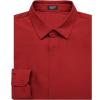 imageCOOFANDY Mens Muscle Fit Dress Shirts Wrinkle Free Long Sleeve Button Down Shirt Stretch Business ShirtRed