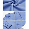 imageCOOFANDY Mens Oxford Shirt Long Sleeve Casual Button Down Shirts Soild Dress Shirts with PocketBlue