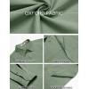 imageCOOFANDY Mens Oxford Shirt Long Sleeve Casual Button Down Shirts Soild Dress Shirts with PocketGreen