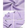 imageCOOFANDY Mens Oxford Shirt Long Sleeve Casual Button Down Shirts Soild Dress Shirts with PocketLavender