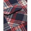 imageCOOFANDY Mens Plaid Hoodie Flannel Shirt Jacket Long Sleeve Casual Fashion Button ShirtsCollege Plaid