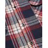 imageCOOFANDY Mens Plaid Hoodie Flannel Shirt Jacket Long Sleeve Casual Fashion Button ShirtsCollege Plaid