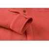imageCOOFANDY Mens Polar Fleece Shacket Long Sleeve Casual Button Down Shirt Jacket with PocketsRedorange