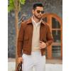 imageCOOFANDY Mens Quarter Zip Pullover Mock Neck Quilted Sweatshirt Lightweight Slim Fit Casual Long Sleeve Polo ShirtLight Khaki