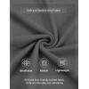 imageCOOFANDY Mens Quarter Zip Pullover Slim Fit Knit Sweater Lightweight Mock Neck Casual SweatersDark Grey