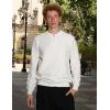 imageCOOFANDY Mens Quarter Zip Pullover Slim Fit Knit Sweater Lightweight Mock Neck Casual SweatersWhite