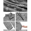 imageCOOFANDY Mens Quarter Zip Shirts Workout Fleece Lined Lightweight Long Sleeve Pullover SweatshirtsDark Grey