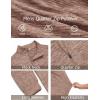 imageCOOFANDY Mens Quarter Zip Shirts Workout Fleece Lined Lightweight Long Sleeve Pullover SweatshirtsLight Brown