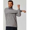 imageCOOFANDY Mens Quarter Zip Shirts Workout Fleece Lined Lightweight Long Sleeve Pullover SweatshirtsLight Grey