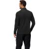 imageCOOFANDY Mens Quarter Zip Up Pullover Long Sleeve Sweatshirt 14 Zip Golf Shirt Winter Fleece Lined Thermal PulloverBlack