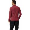 imageCOOFANDY Mens Quarter Zip Up Pullover Long Sleeve Sweatshirt 14 Zip Golf Shirt Winter Fleece Lined Thermal PulloverWine Red