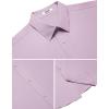 imageCOOFANDY Mens Short Sleeve Dress Shirts Stretch Wrinkle Free Button Down Shirt Casual Summer TopPurple