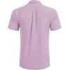 imageCOOFANDY Mens Short Sleeve Dress Shirts Stretch Wrinkle Free Button Down Shirt Casual Summer TopPurple