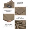 imageCOOFANDY Mens Slim Fit Turtleneck Sweater Casual Basic Knitted Long Sleeve Pullover SweaterKhaki