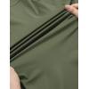 imageCOOFANDY Mens Stretch Dress Shirts Long Sleeve Button Down Shirt Wrinkle Free Formal Business ShirtsArmy Green